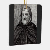 Sint Ephrem de Syrische Christelijke theoloog Keramisch Ornament (Rechts)