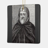 Sint Ephrem de Syrische Christelijke theoloog Keramisch Ornament (Links)