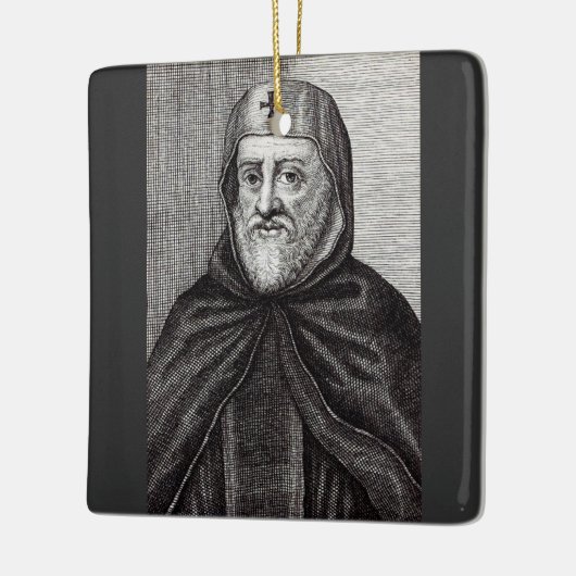 Sint Ephrem de Syrische Christelijke theoloog Keramisch Ornament (Links)