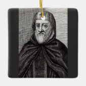 Sint Ephrem de Syrische Christelijke theoloog Keramisch Ornament (Voorkant)