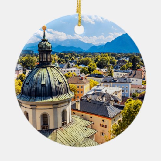 Sint Erhard Church, Salzburg, Oostenrijk Keramisch Ornament (Achterkant)