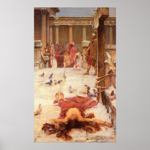 Sint Eulalia door John William Waterhouse Poster