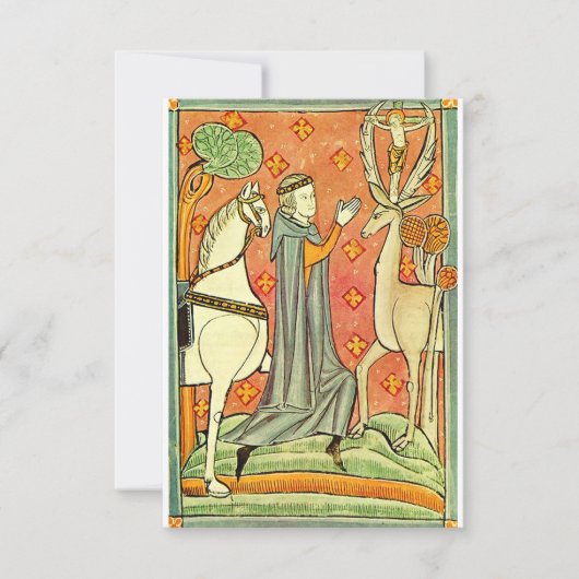Sint-Eustachius, apostel van de Ardennen Bedankkaart (Voorkant)