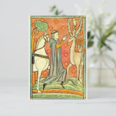 Sint-Eustachius, apostel van de Ardennen Bedankkaart (Staand voorkant)