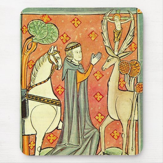 Sint Eustachius Apostel van de Ardennen Muismat (Voorkant)