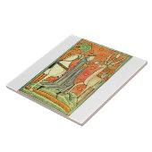 Sint Eustachius Apostel van de Ardennen Tegeltje (Zijkant)