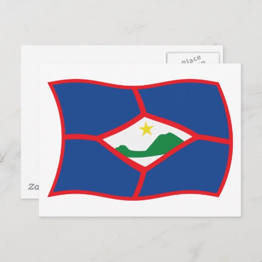 Sint Eustatius Briefkaart (Voorkant / Achterkant)