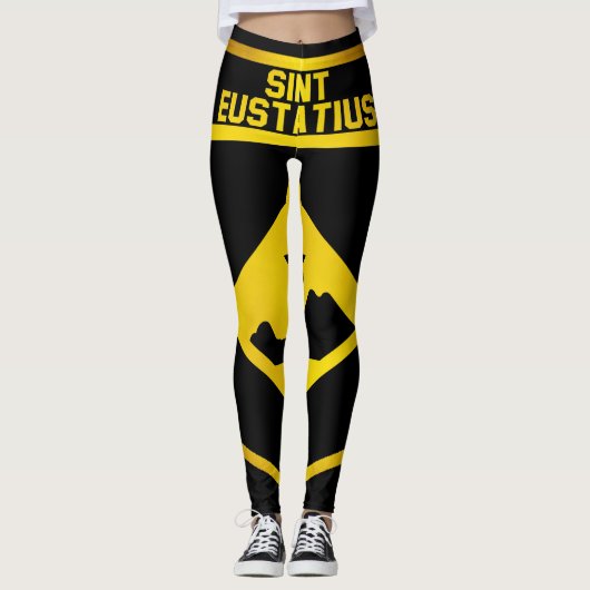 Sint Eustatius Emblem Leggings (Voorkant)
