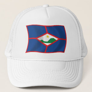 Sint Eustatius Vlag Hoed Trucker Pet