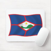 Sint Eustatius Vlag Muismat (Met muis)