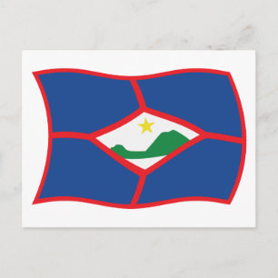 Sint Eustatius Vlag Postkaart