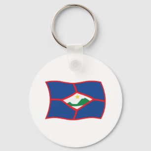 Sint Eustatius Vlag Sleutelhanger