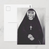 Sint Faustina Kowalska  Briefkaart (Voorkant / Achterkant)
