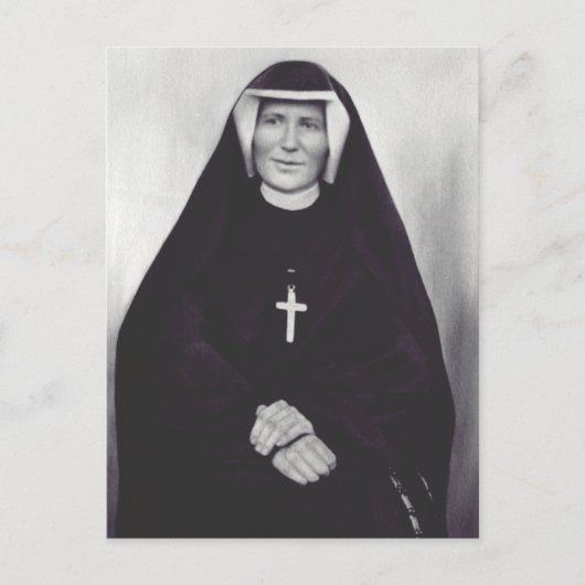Sint Faustina Kowalska  Briefkaart (Voorkant)