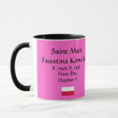 Sint-Faustina* Kowalska Cup Mok (Links)