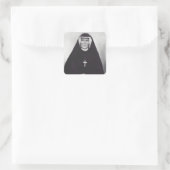 Sint Faustina Kowalska Vierkante Sticker (Tas)