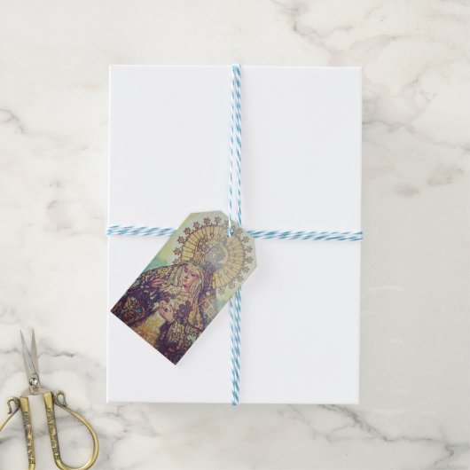 Sint Foto Gift Labels Cadeaulabel (Met Touw)
