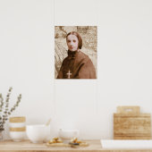 Sint Frances Cabrini Katholieke Sint Poster (Keuken)