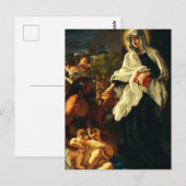 Sint Frances van Rome Briefkaart (Voorkant / Achterkant)