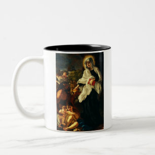 Sint Frances van Rome Tweekleurige Koffiemok