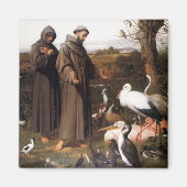Sint Frances & Vogelmagneet Magneet (Voorkant)