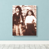 SINT FRANCESCO EN SINT JACINTA, CANVAS AFDRUK (Insitu (Houten vloer))