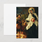 Sint Francescus van Rome Bedankkaart (Voorkant / Achterkant)