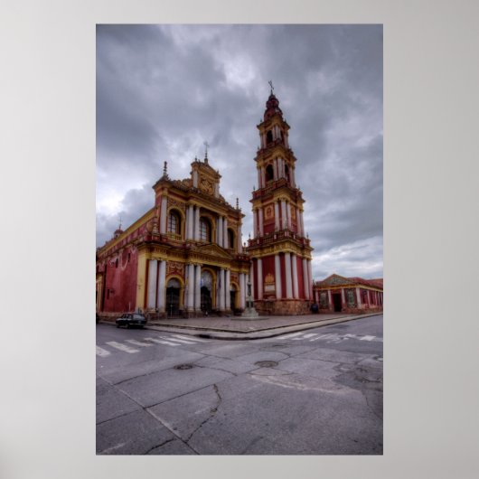 Sint-Francis-kerk in Salta Poster (Voorkant)