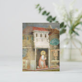 Sint-Francis Praying in de kerk van San Briefkaart (Staand voorkant)