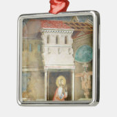 Sint-Francis Praying in de kerk van San Metalen Ornament (Links)