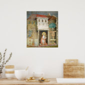 Sint-Francis Praying in de kerk van San Poster (Keuken)