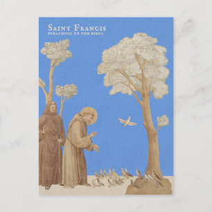Sint Francis predikt de vogels CC1164 Briefkaart