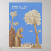 Sint Francis predikt de vogels CC1167 Poster (Voorkant)