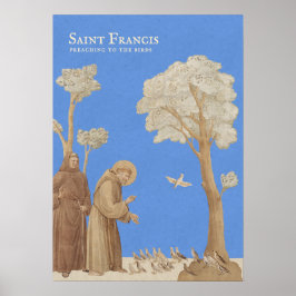 Sint Francis predikt de vogels CC1167 Poster