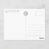 Sint-Francis predikt het Briefkaart van de vogelst (Achterkant)