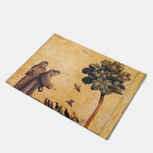 Sint-Francis van Assisi die de vogels predikt Deurmat (Schuin)