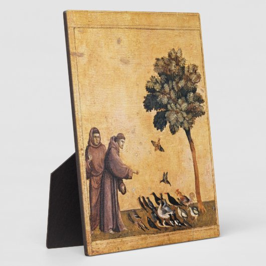 Sint-Francis van Assisi die de vogels predikt Fotoplaat (Zijkant)