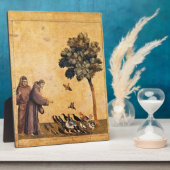 Sint-Francis van Assisi die de vogels predikt Fotoplaat (Zijkant)