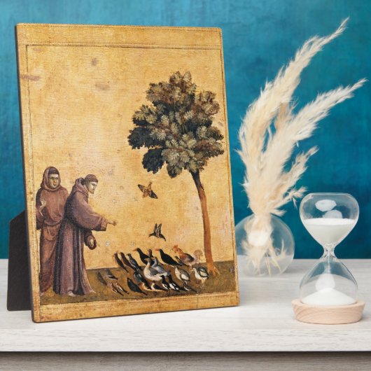 Sint-Francis van Assisi die de vogels predikt Fotoplaat (Zijkant)
