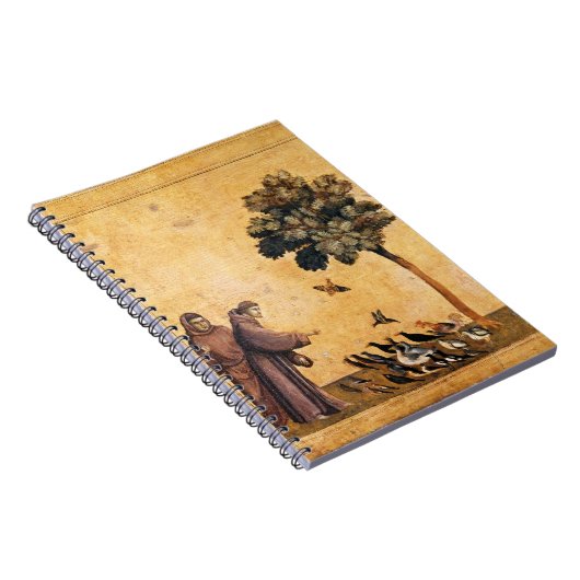 Sint-Francis van Assisi die de vogels predikt Notitieboek (Rechterzijde)