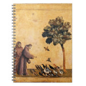 Sint-Francis van Assisi die de vogels predikt Notitieboek (Voorkant)