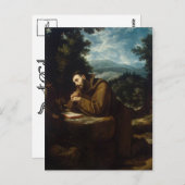 Sint-Francis van Assisi, dierliefhebber Briefkaart (Voorkant / Achterkant)