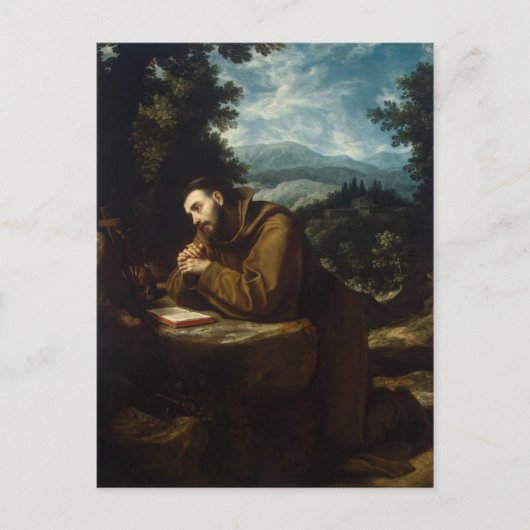 Sint-Francis van Assisi, dierliefhebber Briefkaart (Voorkant)
