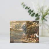 Sint-Francis van Assisi en de regenboogbrug Briefkaart (Staand voorkant)