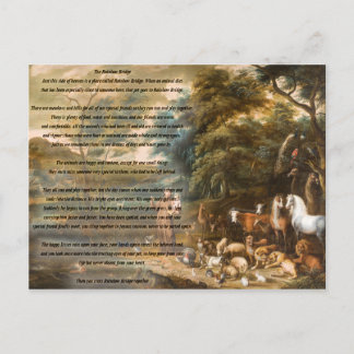 Sint-Francis van Assisi en de regenboogbrug Briefkaart