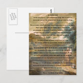 Sint-Francis van Assisi en de regenboogbrug Briefkaart (Voorkant / Achterkant)