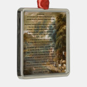 Sint-Francis van Assisi en de regenboogbrug Metalen Ornament (Rechts)