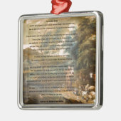 Sint-Francis van Assisi en de regenboogbrug Metalen Ornament (Links)