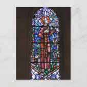 Sint-Francis van Assisi gekleurd glas Briefkaart (Voorkant)