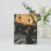 Sint-Francis van Assisi, het wonder van de Rozen Briefkaart (Staand voorkant)